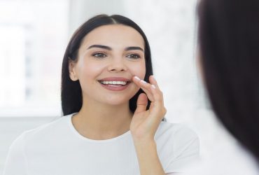 Beauty with dental implants